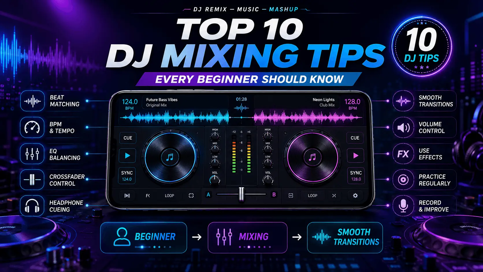 Top 10 DJ Mixing Tips Every Beginner Should Know